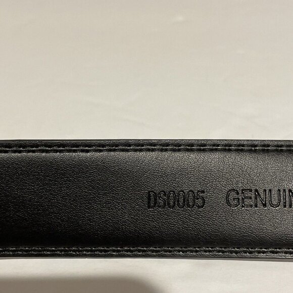 Genuine Leather Mens Ratchet Belt Belts Mens Adjustable Automatic Buckle Large - Picture 7 of 9